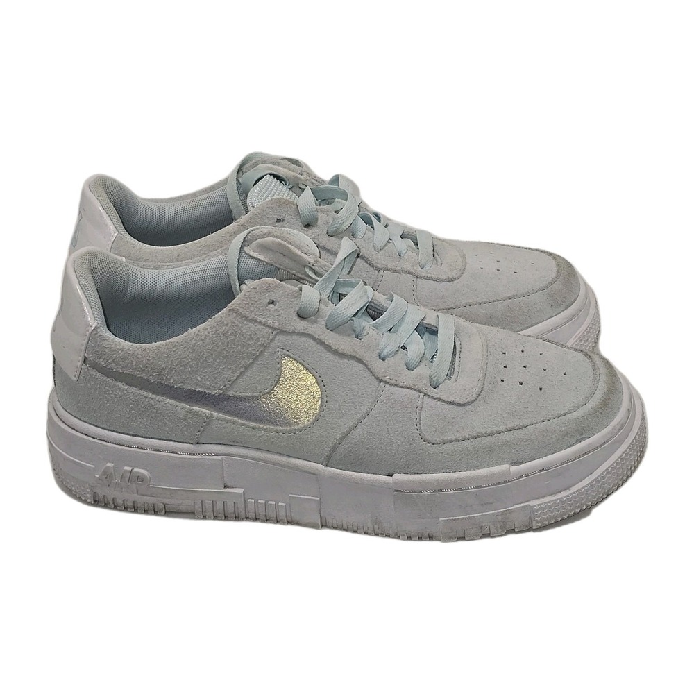 Nike Air Force 1 Pixel Glacier Blue Pure Platinum DH3855-400 Mens 7 Womens 8.5